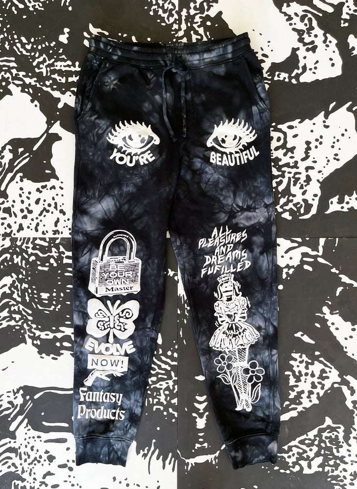 Image of COLLAGE SWEATPANTS (DYED)