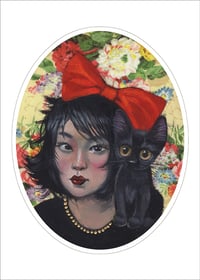 "Kiki and Jiji" Limited edition print