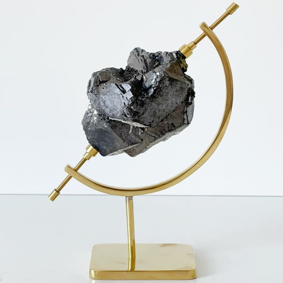 Image of Galena no.93 + Brass Arc Stand