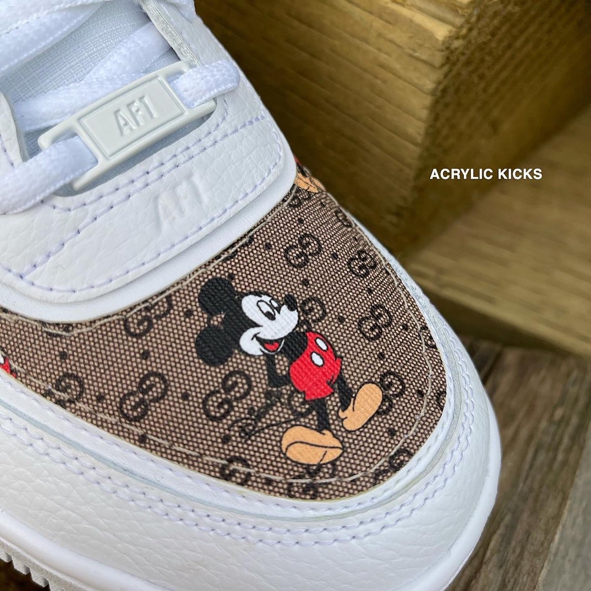 Custom Mickey Mickey Mouse Air Max Sneakers Nike Air Force Mickey