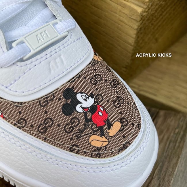 Nike AF1 Shadow - Mickey Mouse Gucci