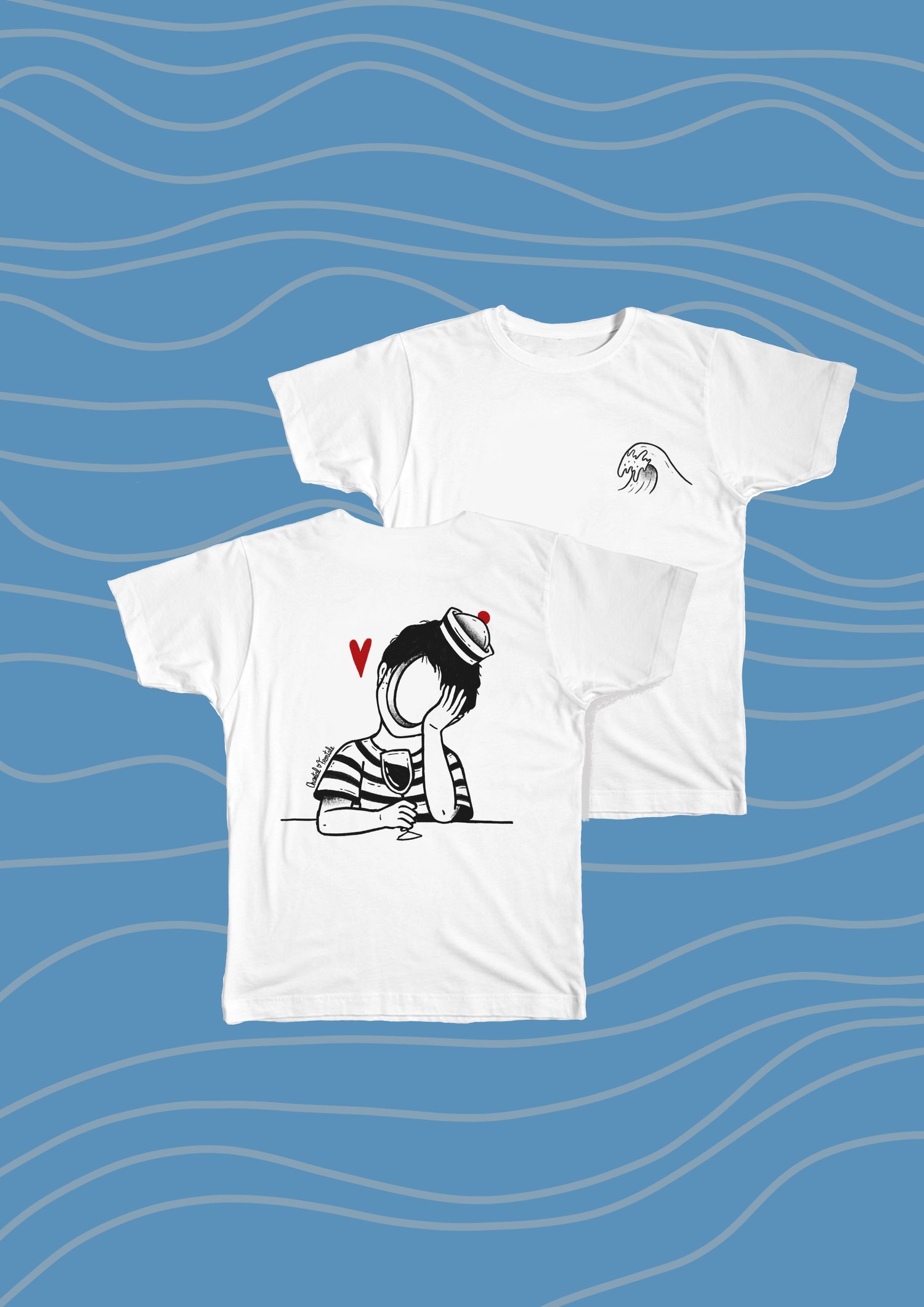 Image of 🌊Tshirt unisexe marin☀️