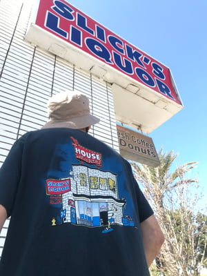 Image of Slicks Liquor X House t shirt 