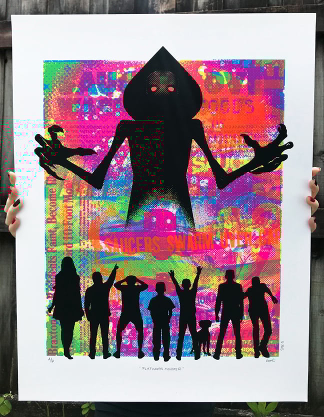 Flatwoods Monster" (SMK - 03) | Tiny Bird Press