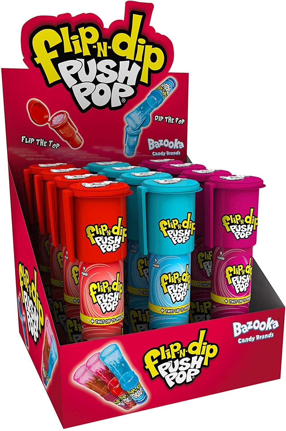 Flip N Dip Push Pop Full Box Push Pop Shop