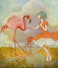 "Flamingo Girl" Deirdre Sullivan-Beeman