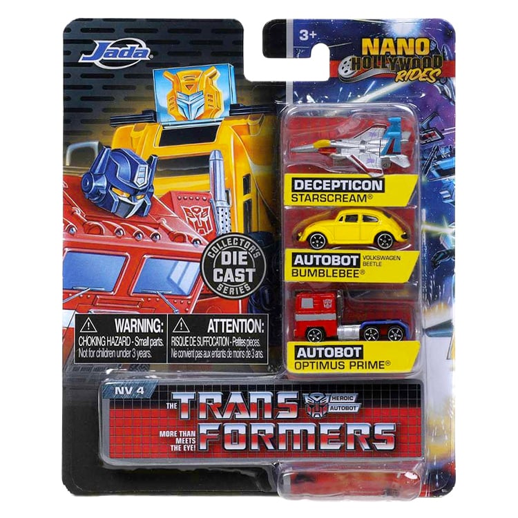 Transformers Jada Toys Nano Hollywood Rides Die-Cast Vehicles