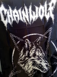 Image 2 of Big Chain Wolf Banner