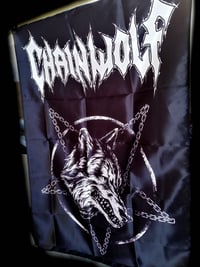 Image 3 of Big Chain Wolf Banner