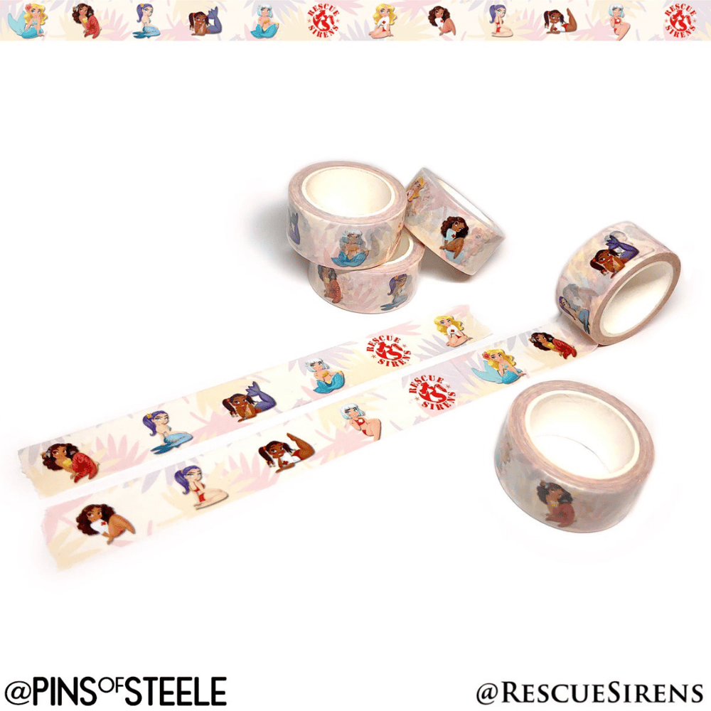 Image of Rescue Sirens Washi Tape (Artist: Gabby Zapata)