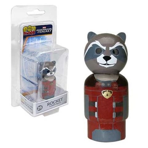 Guardians of the Galaxy Rocket Raccoon Pin Mates Wooden Figure