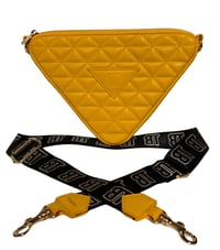 Image 2 of Yellow Triangle Crossbody