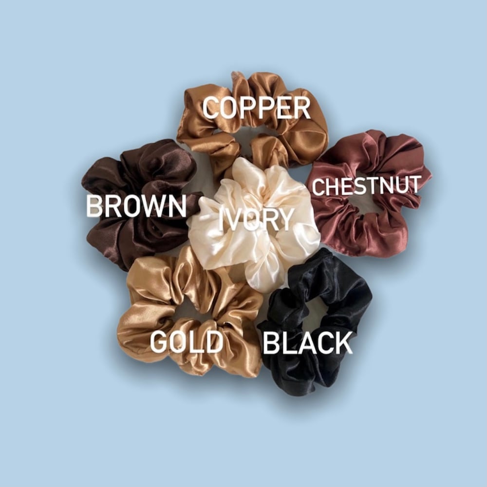 Image of Satin Scrunchies