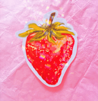 Image 2 of strawberry sticker