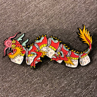 Image 2 of Sushi Dragon Enamel Pins