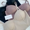 Olivia Faux Leather Bralette 