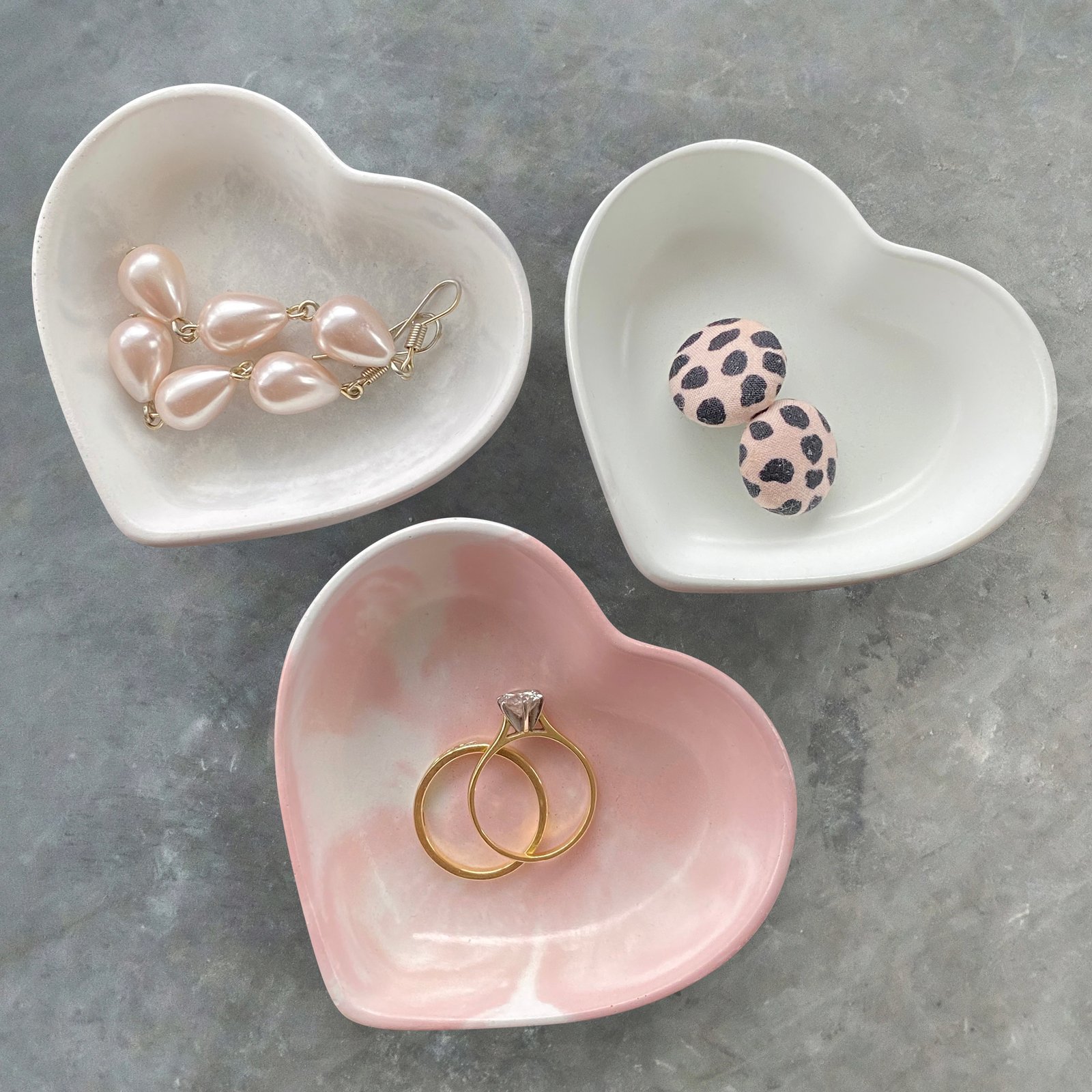 DIY Heart-Shaped Ring Dishes - Happily Eva After