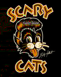 Scary Cats Signed Print