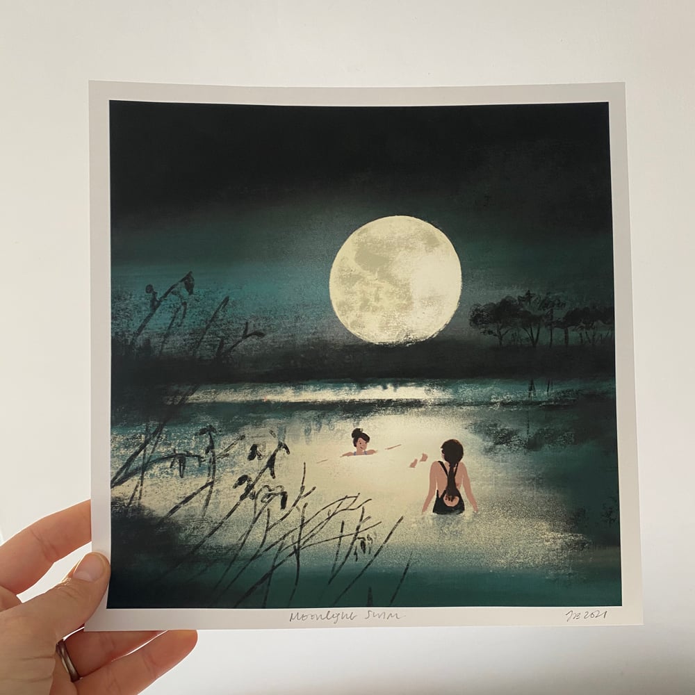 Image of ‘Moonlight Swim’ Archive Quality Print