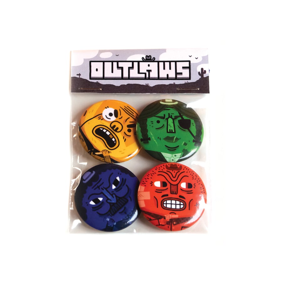 Image of Outlaws - Badges pack