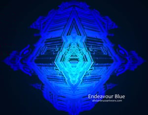 Endeavour Blue - Mystery Buidling Series - Limited Edition Print 2/10