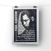 Paul Robeson. Hand Made. Original A4 linocut print. Limited and Signed. Art.