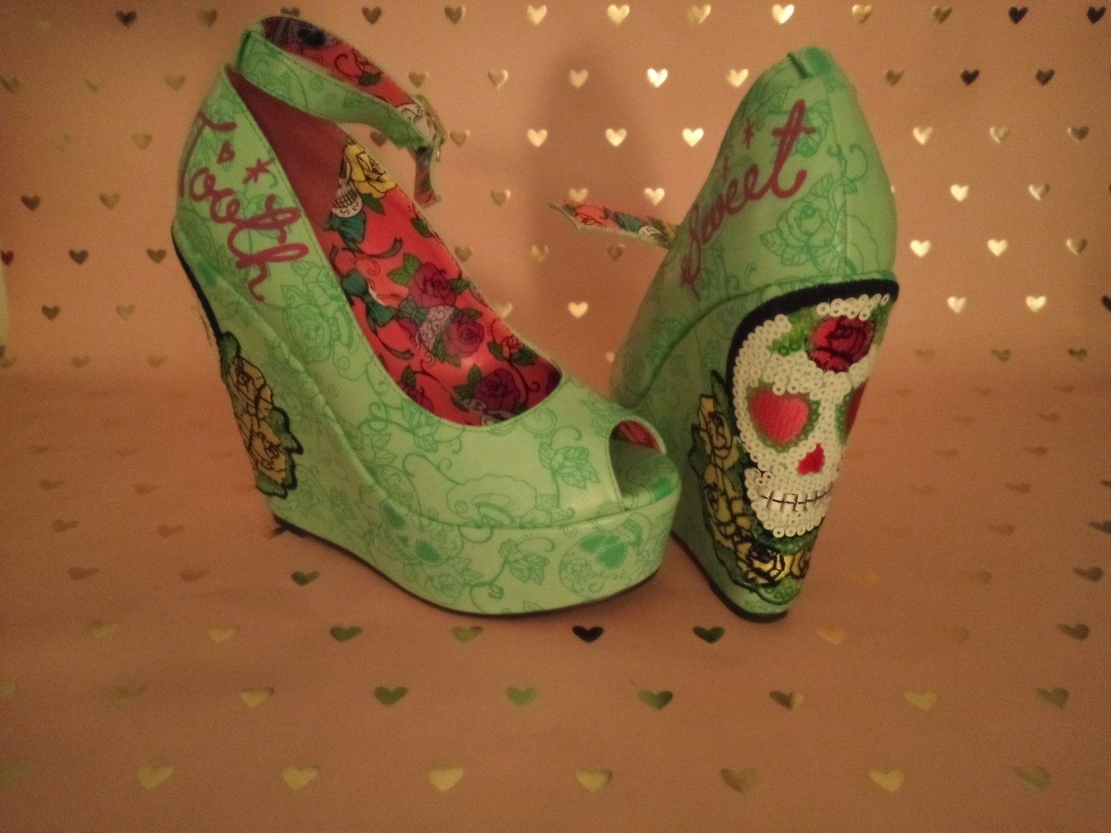 Iron fist hot sale skull heels