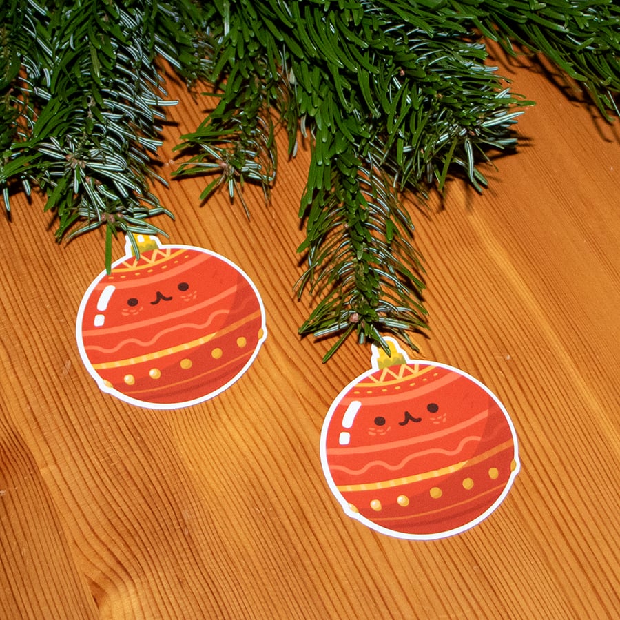 Image of Christmas ball (RESTOCKED) - Sticker