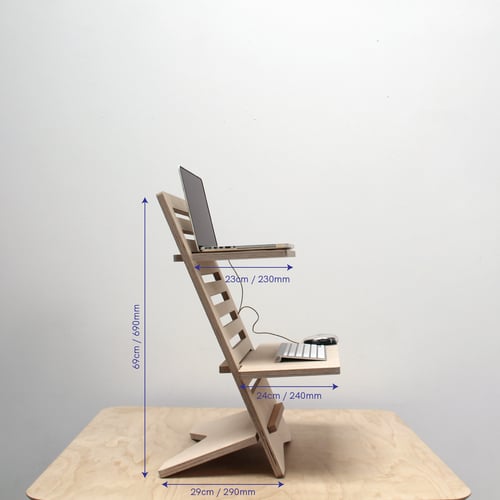 Image of Tursair Standing Desk Converter