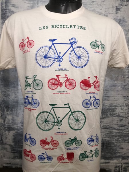 Image of Les bicyclets, cool bicycles t shirt