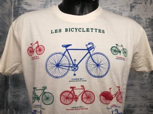 Image of Les bicyclets, cool bicycles t shirt