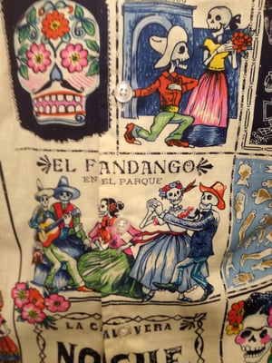 Image of Day of the dead , fandango men shirt, slim fit, tailored cut