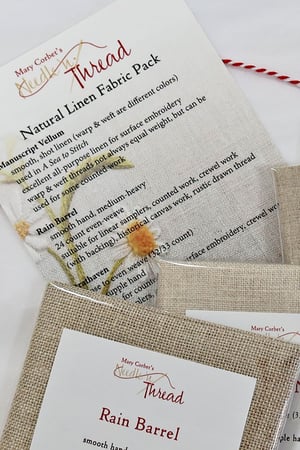 Image of Natural Linen Fabric Sampler Pack