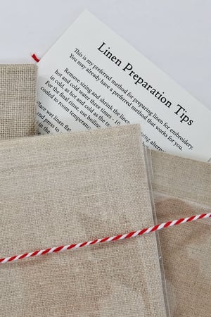 Image of Natural Linen Fabric Sampler Pack