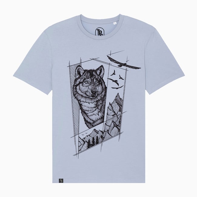 Mountain Wolf T-Shirt Organic Cotton