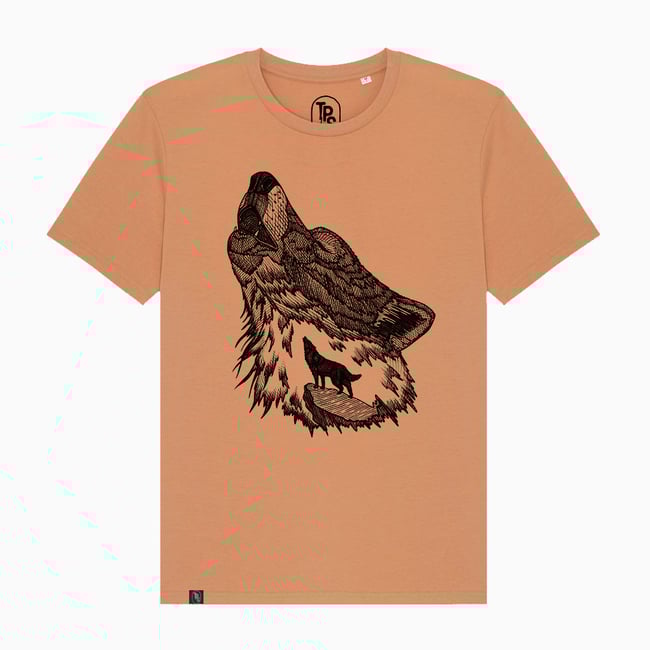 Howling Wolf T-Shirt Organic Cotton