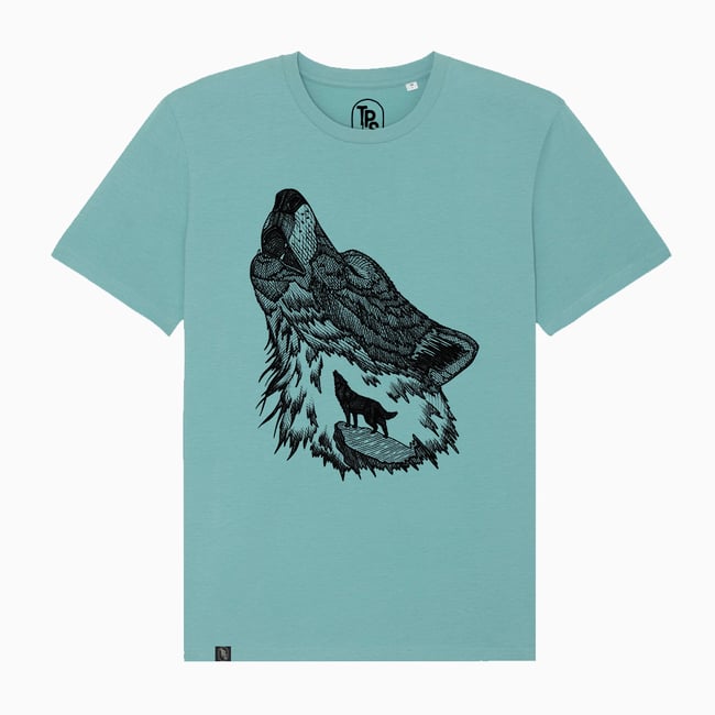 Howling Wolf T-Shirt Organic Cotton