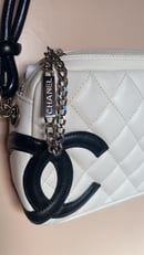 Image 3 of Chanel Cambon White & Black Bag