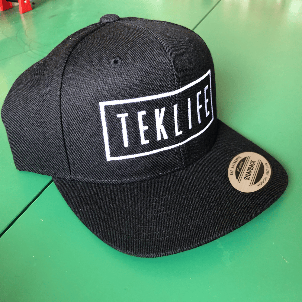 Image of TEKLIFE SNAPBACK - Black / green ( sample )