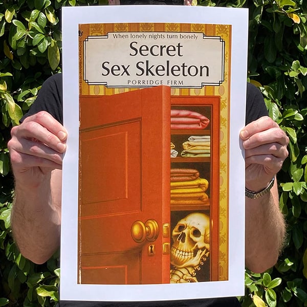 Image of Secret Sex Skeleton - 11 x 17 Print