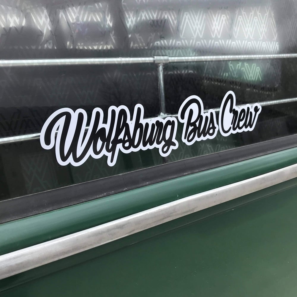Image of WBC Black With White Outline Die-Cut Sticker
