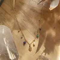 Image 2 of LANA - Collier pendentif au choix et pierres suspendues