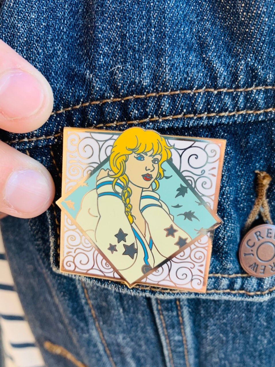 Image of The "I Knew You" limited edition enamel pin