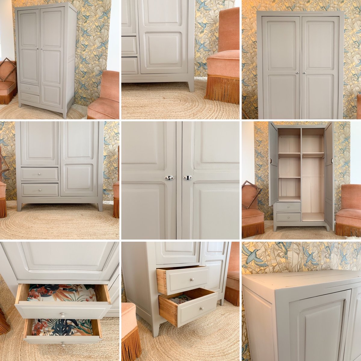 Image of VENDUE/SOLD OUT Armoire Parisienne Colibris