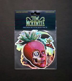 Image of Premium Sticker Pack - 5 Holographic Stickers - RESTOCKED!