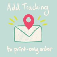 [Print Only Orders] Add Tracking