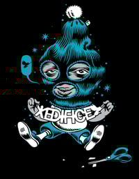 Image 2 of EDIFICE PAPER CUT ANDRES BLACK SHORT SLEEVE M-XL