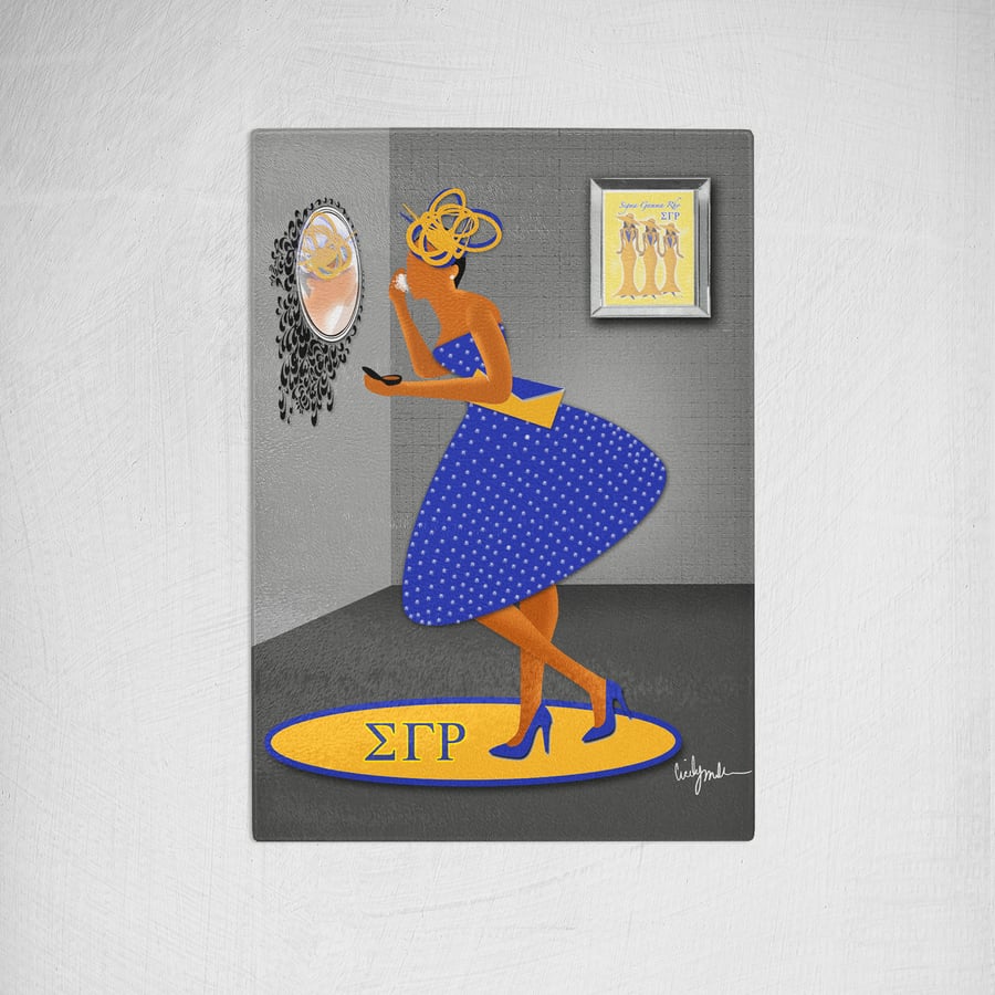 Image of Reflection Cutting Board (Sigma Gamma Rho)