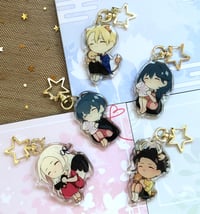 Image 2 of fe3h: byleth & leaders • acrylic charms