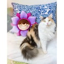 Taehyung Purple Flower Cushion